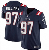 Men & Women & Youth New England Patriots #97 Milton Williams Navy 2025 Vapor Limited Stitched Jersey,baseball caps,new era cap wholesale,wholesale hats